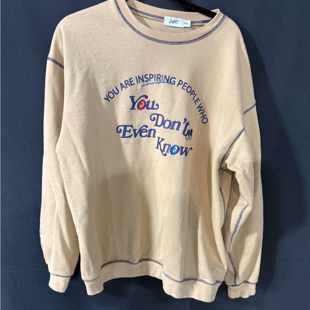 Tan Graphic Sweatshirt
